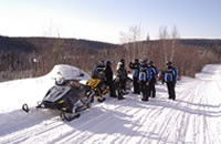 vacance motoneige piste du loup