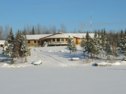 raid motoneige - Le sentier de neige