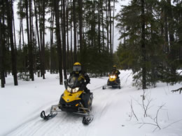 vacance motneige Mauricie