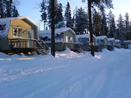 vacance motoneige - Le sentier de neige