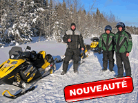 vacance motoneige Monts Valin
